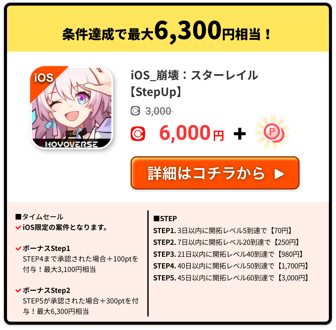 iOS_崩壊:スターレイル【StepUp】