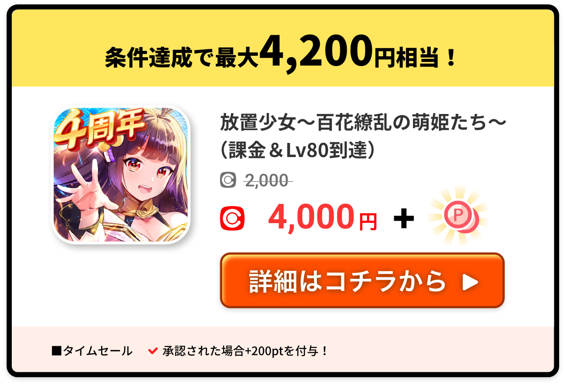 放置少女〜百花繚乱の萌姫たち〜(課金&Lv80到達)
