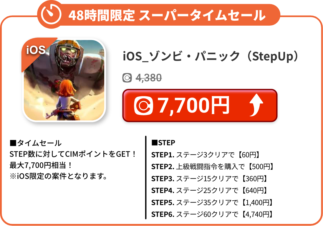 iOS_ゾンビ・パニック（StepUp）