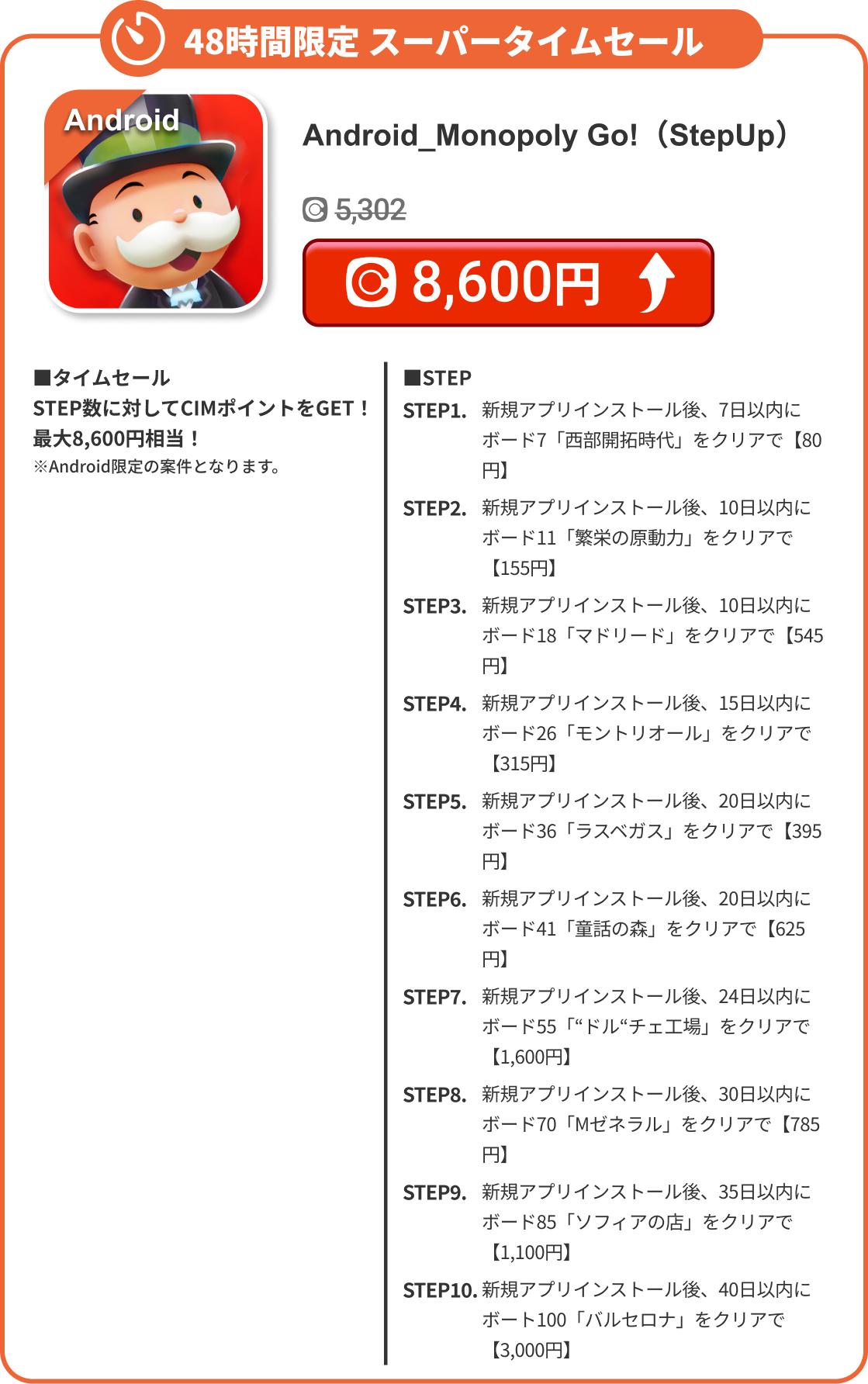 Android_Monopoly Go!（StepUp）