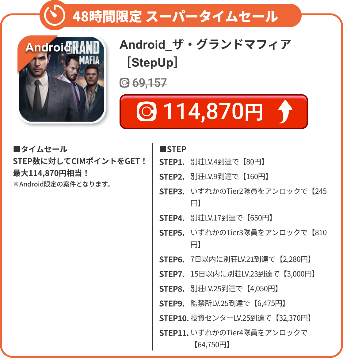 Android_ザ・グランドマフィア［StepUp］