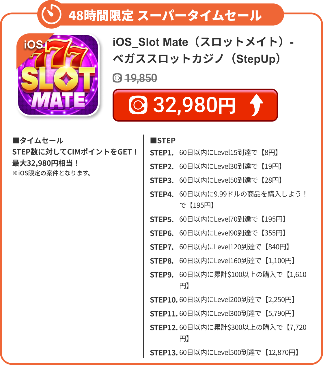 iOS_Slot Mate（スロットメイト）- ベガススロットカジノ（StepUp）