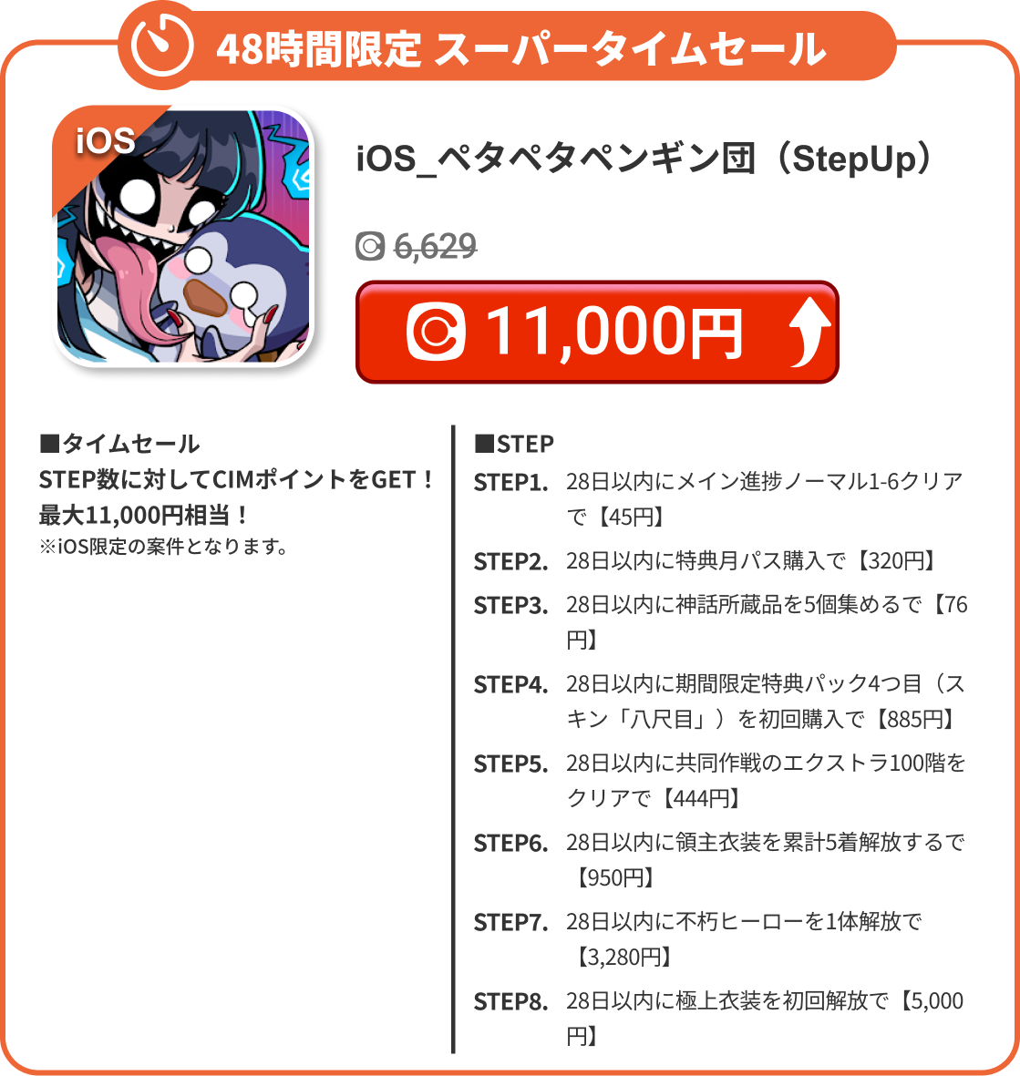 iOS_ペタペタペンギン団（StepUp）