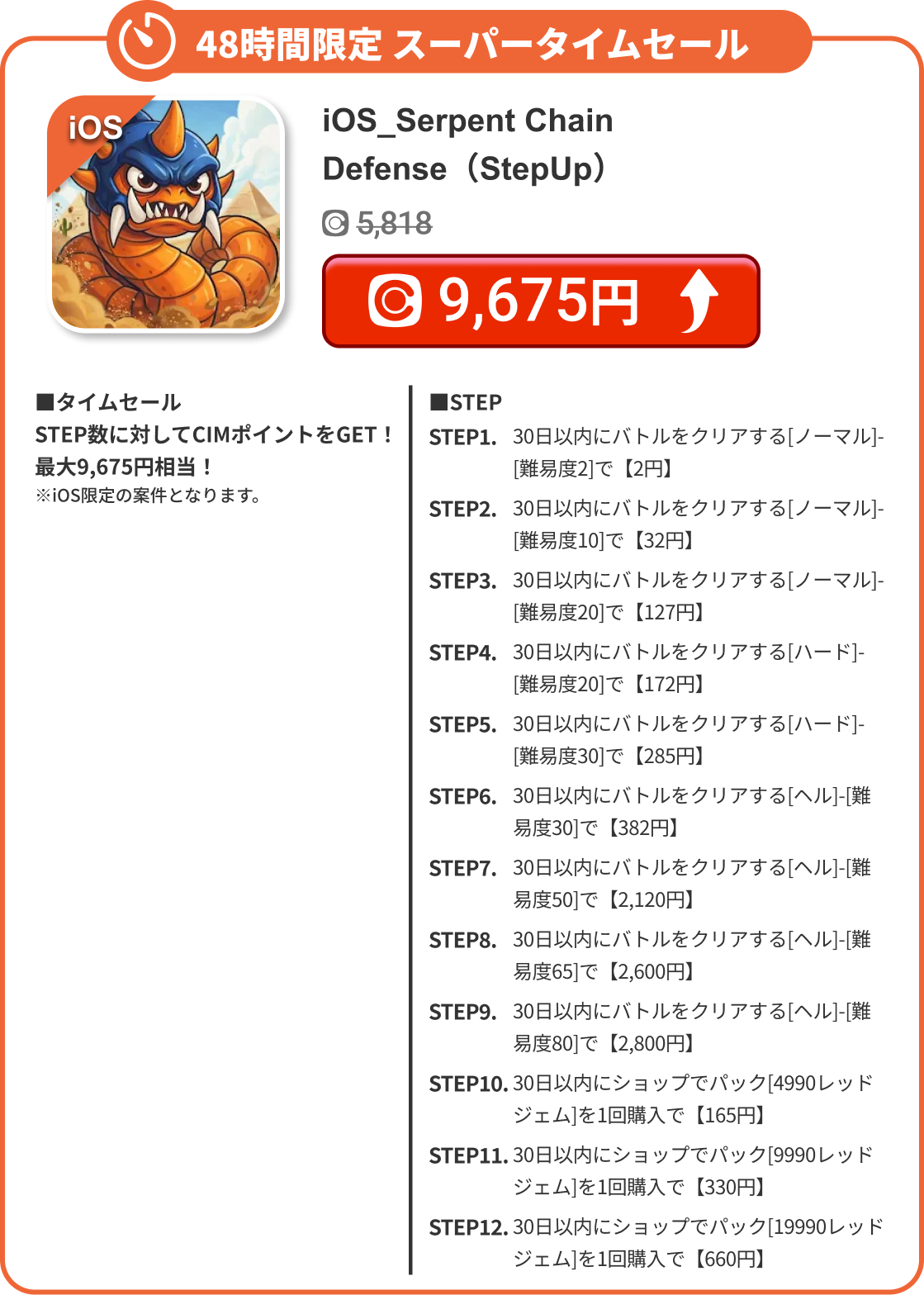 iOS_Serpent Chain Defense（StepUp）