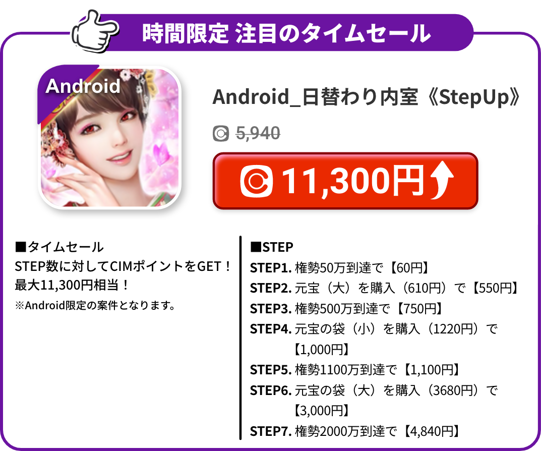 Android_日替わり内室《StepUp》