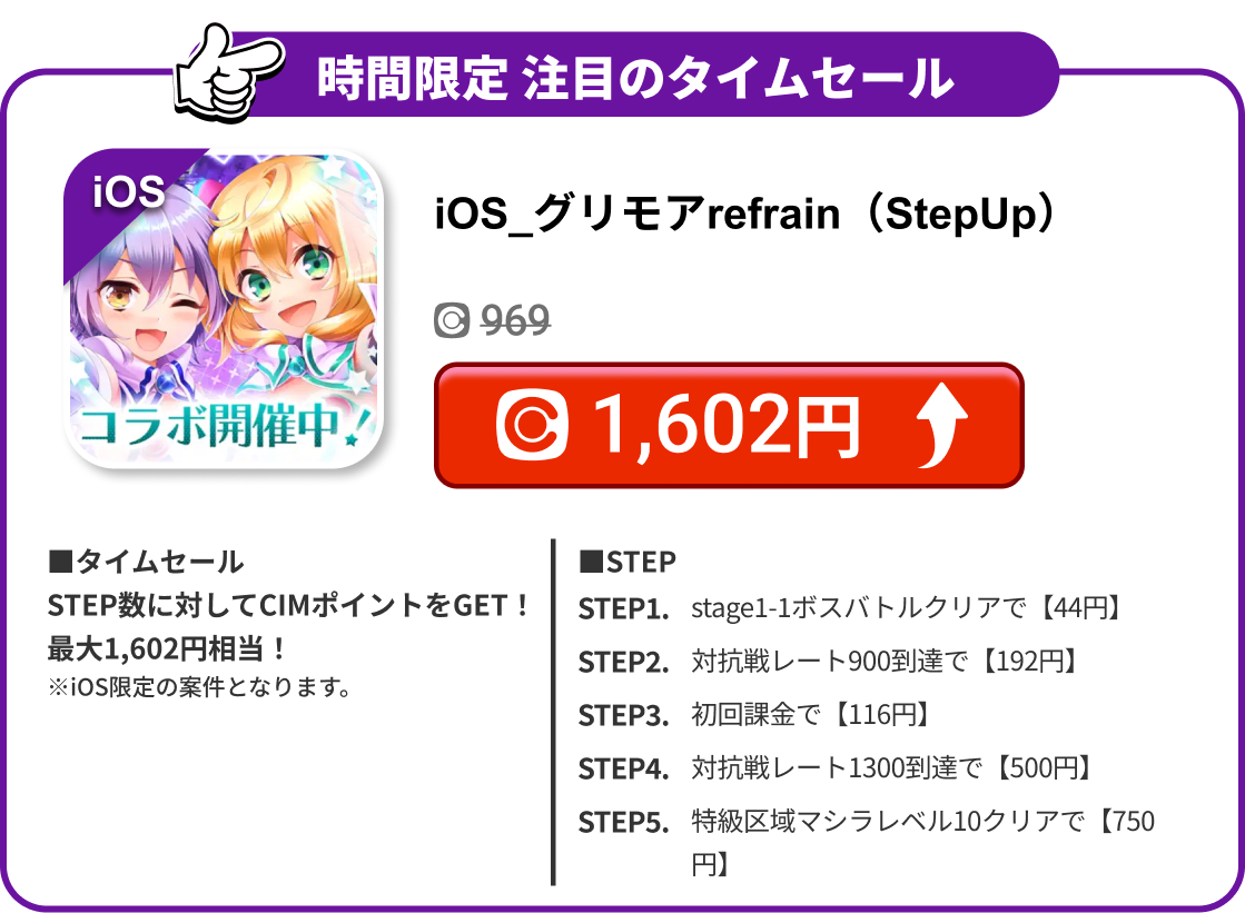 iOS_グリモアrefrain（StepUp）