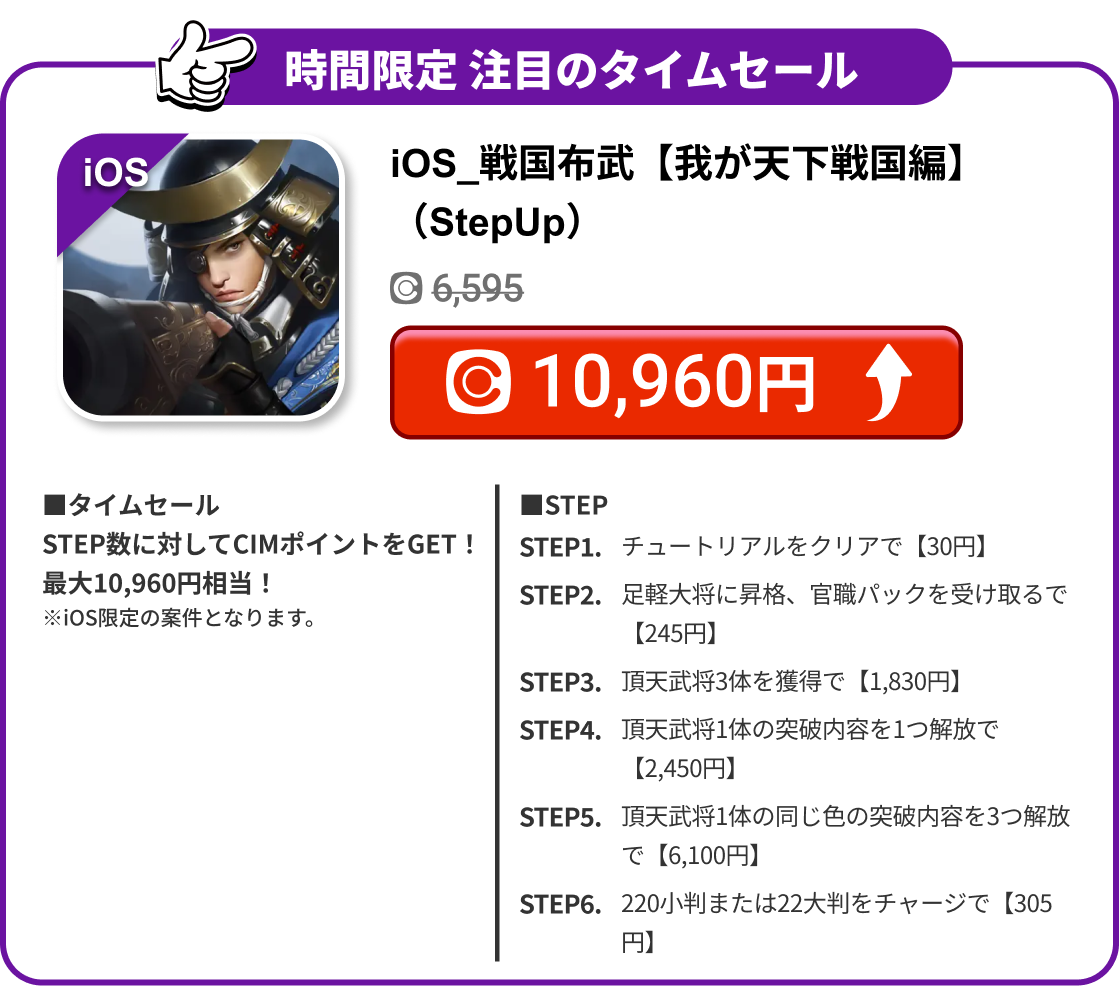 iOS_戦国布武【我が天下戦国編】（StepUp）