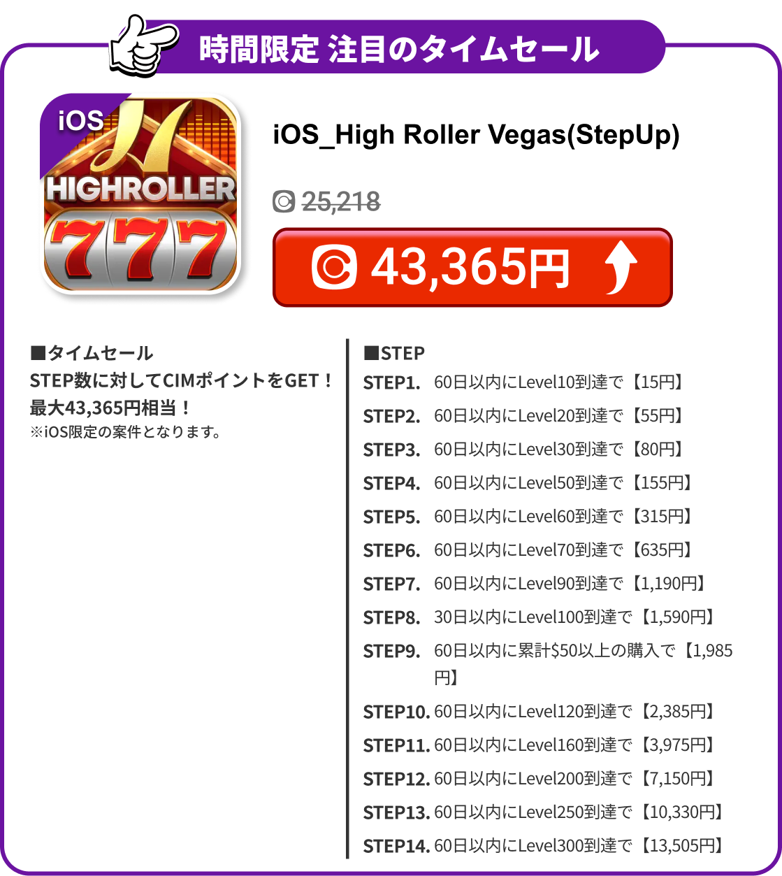 iOS_High Roller Vegas(StepUp)