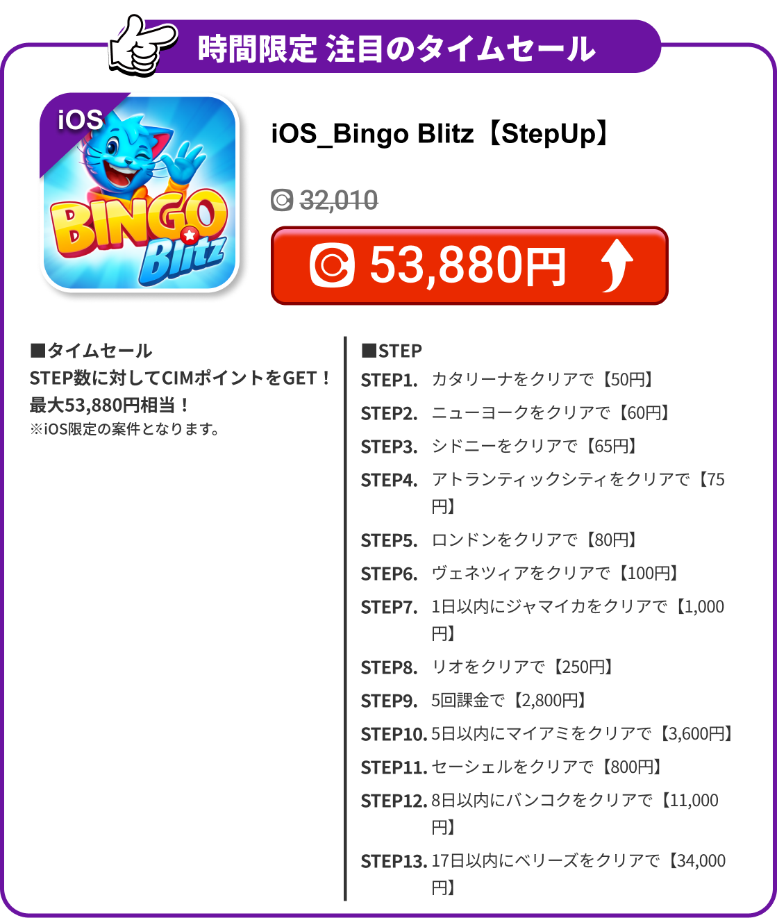 iOS_Bingo Blitz【StepUp】