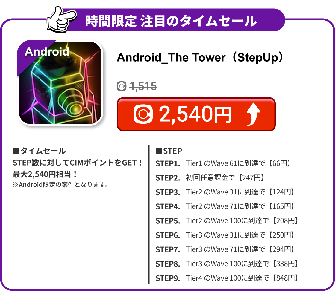 Android_The Tower（StepUp）