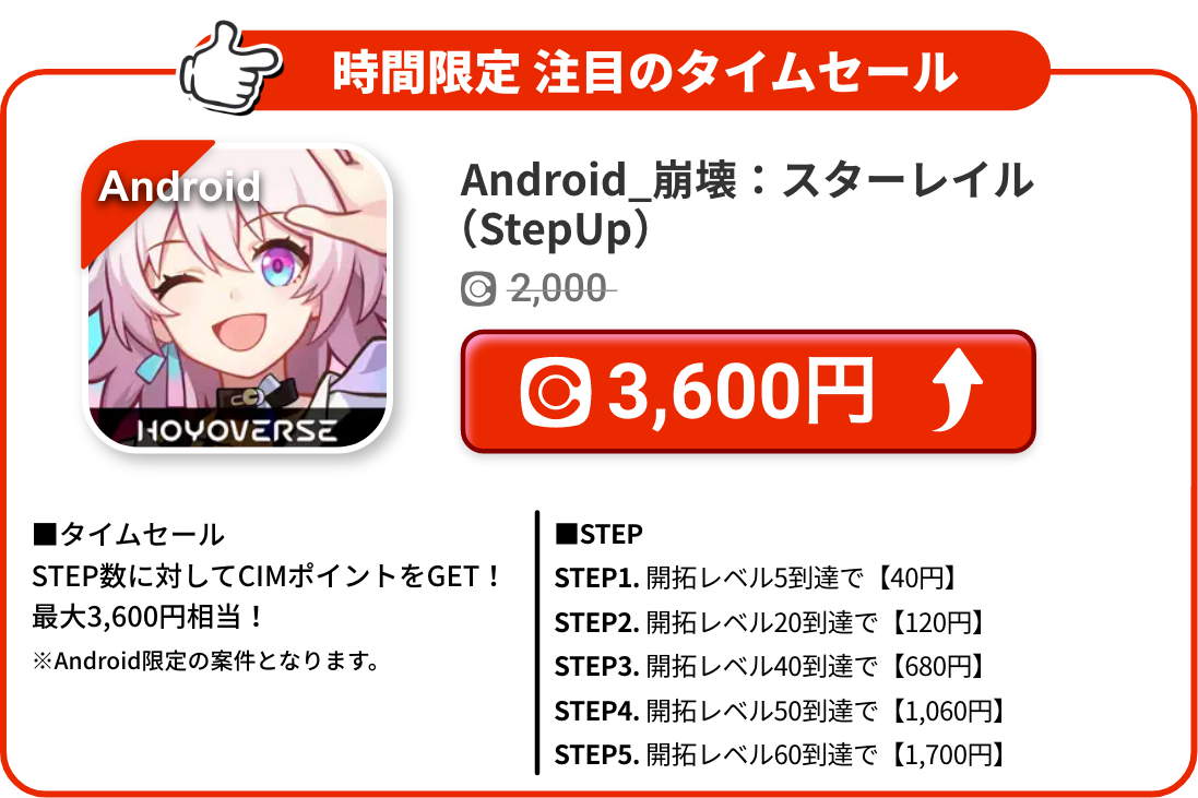 Android_崩壊：スターレイル（StepUp）