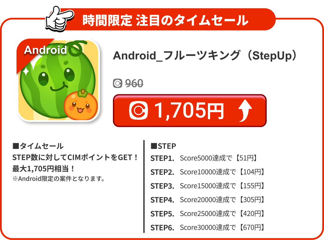 Android_フルーツキング（StepUp）
