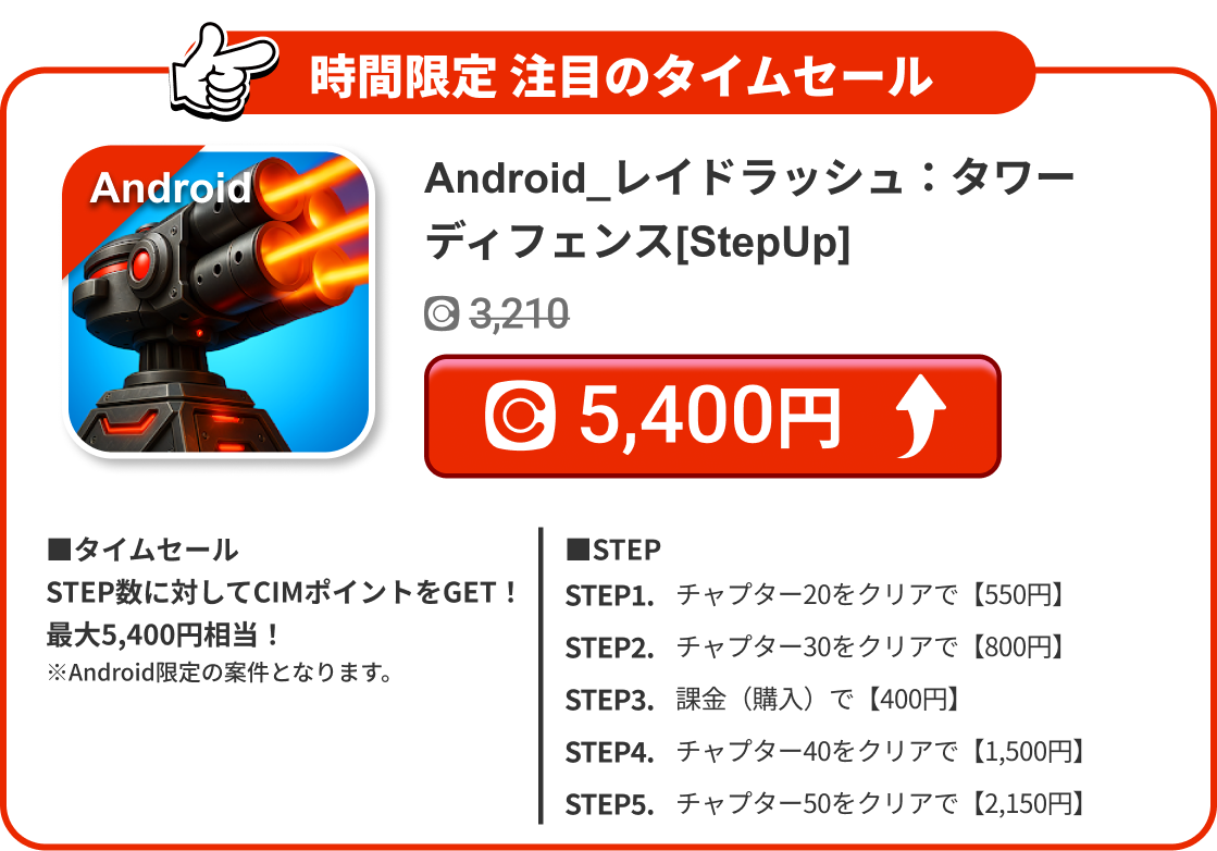 Android_レイドラッシュ：タワーディフェンス[StepUp]