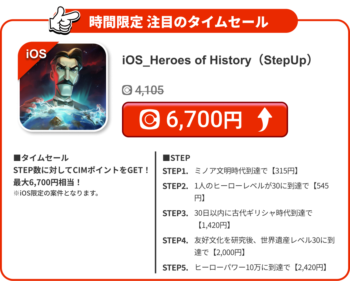 iOS_Heroes of History（StepUp）