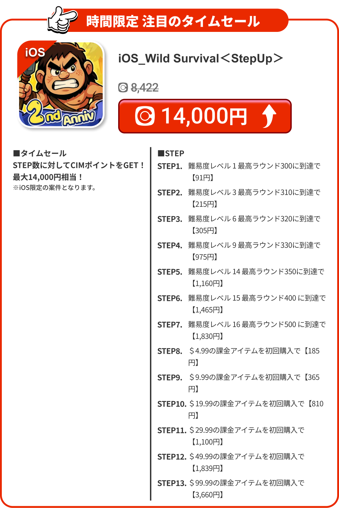 iOS_Wild Survival＜StepUp＞