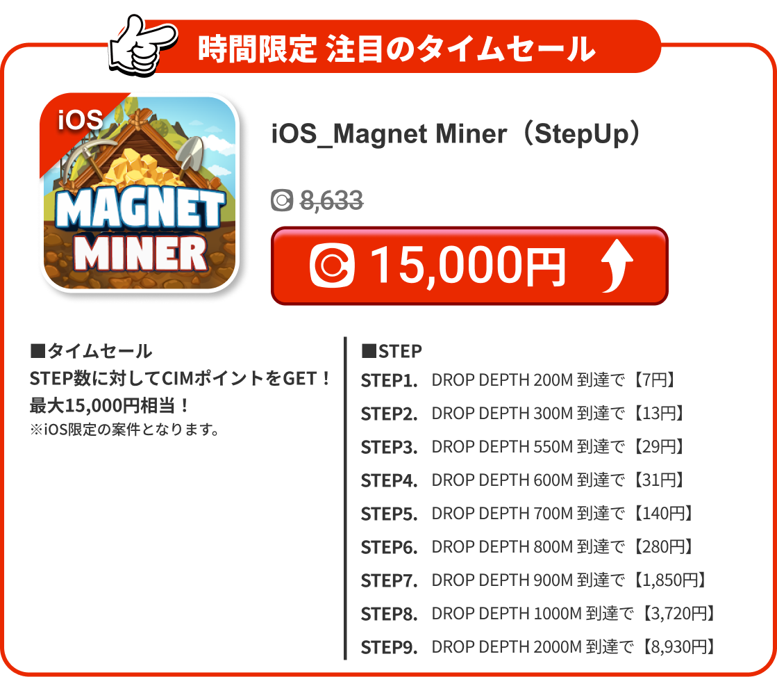 iOS_Magnet Miner（StepUp）