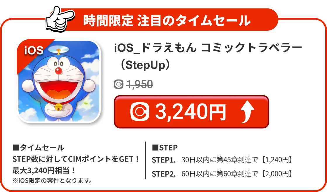 iOS_ドラえもん コミックトラベラー（StepUp）