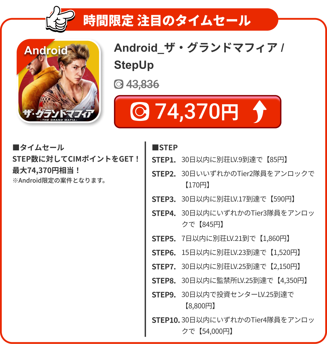 Android_ザ・グランドマフィア / StepUp