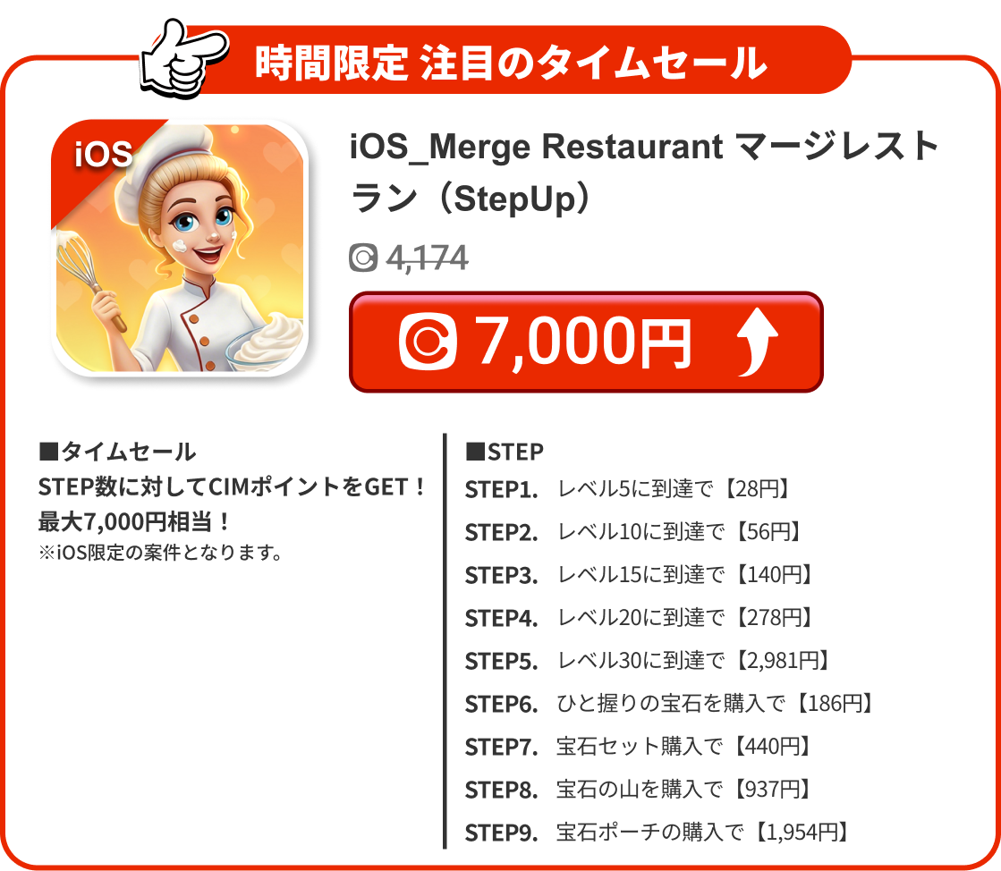iOS_Merge Restaurant マージレストラン（StepUp）