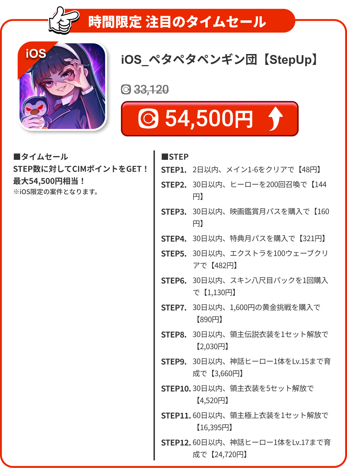 iOS_ペタペタペンギン団【StepUp】