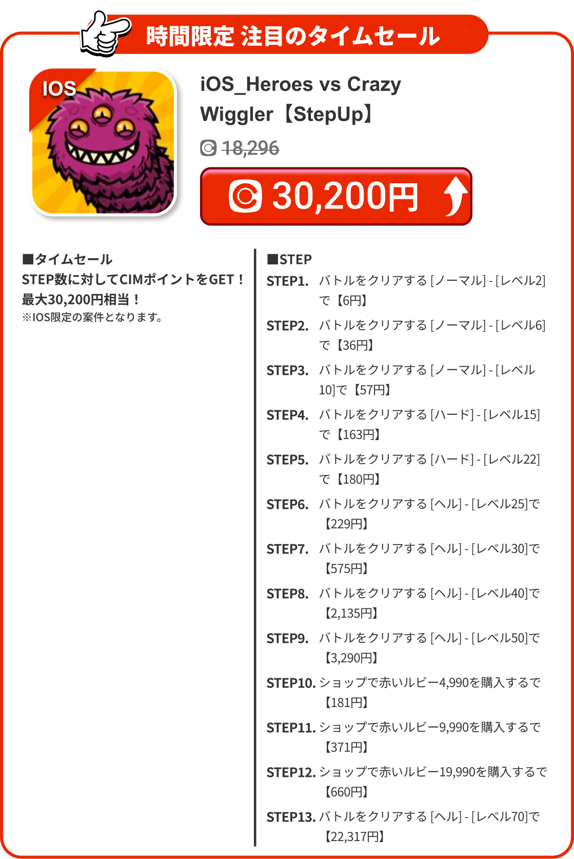 iOS_Heroes vs Crazy Wiggler【StepUp】