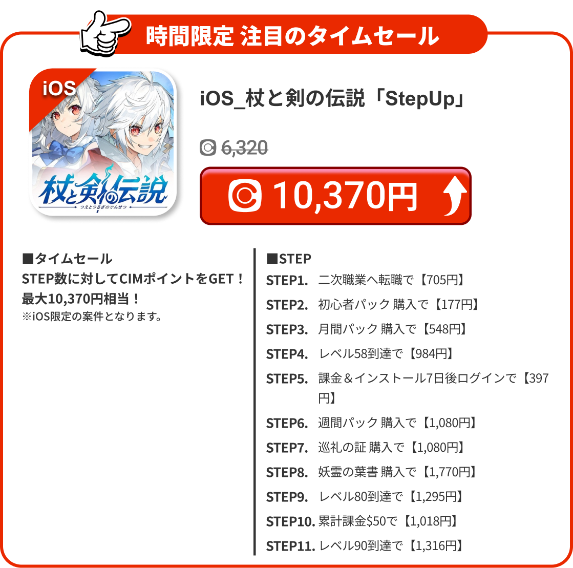 iOS_杖と剣の伝説「StepUp」